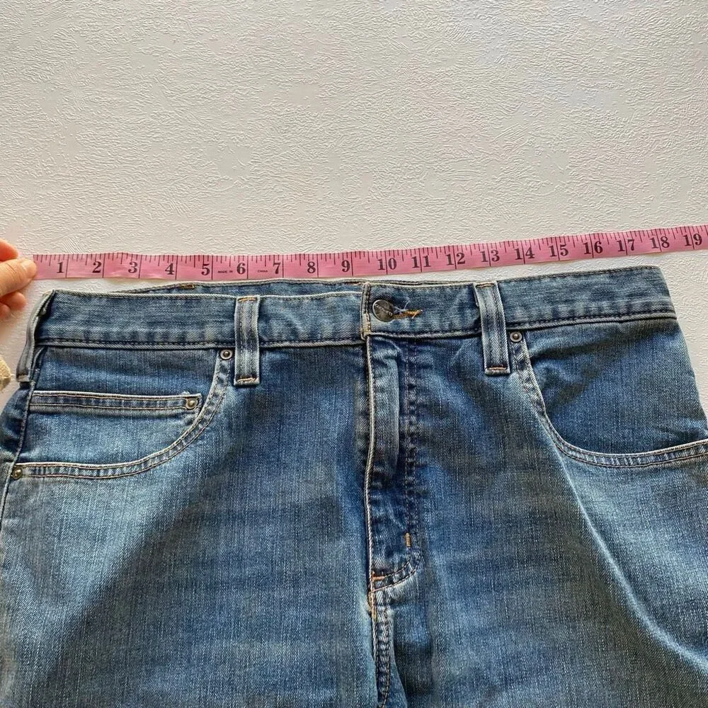 Carhartt Relaxed Fit Jeans Men’s 34x32 Blue Denim Workwear Stretch